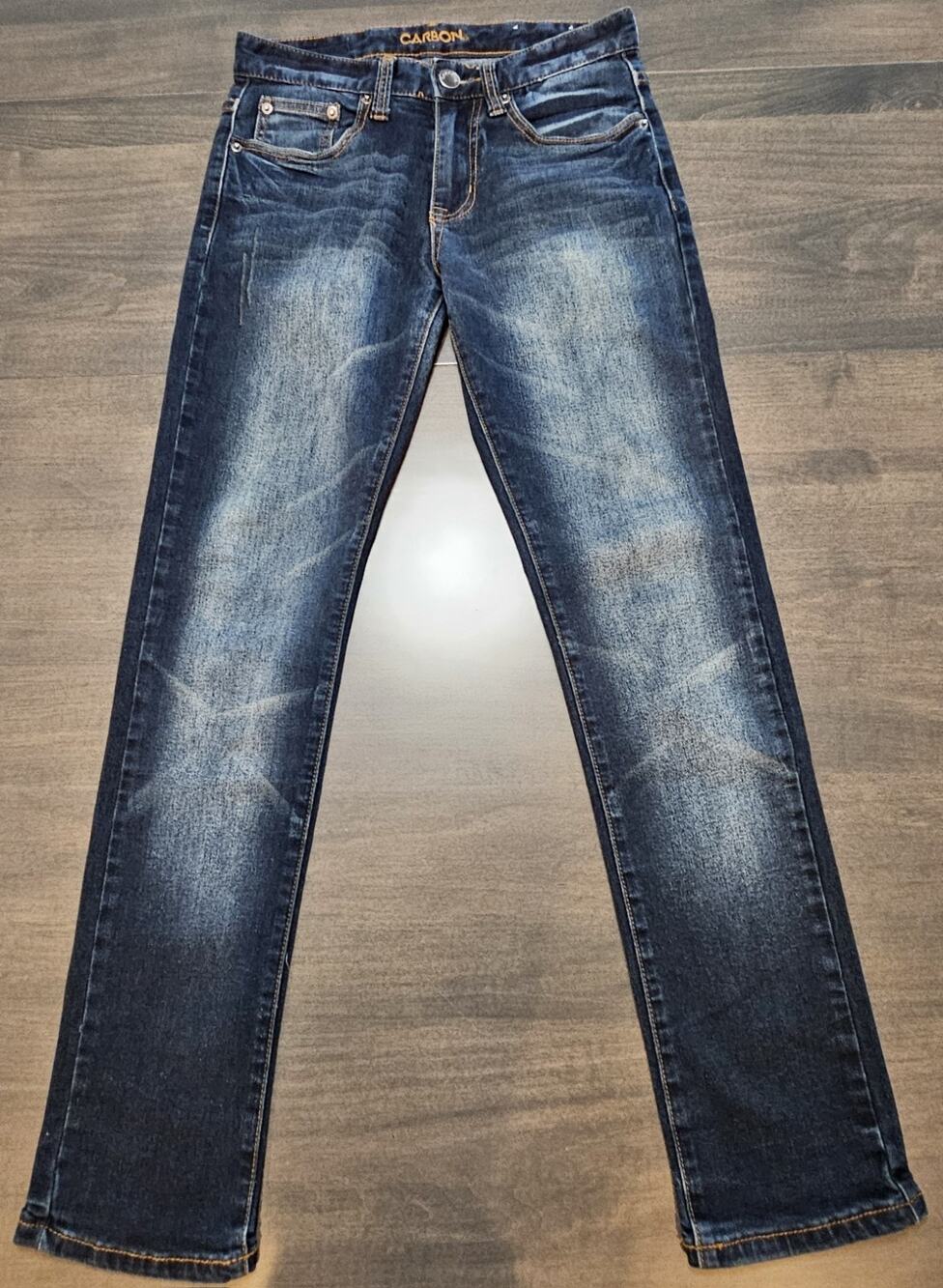 CARBON Women’s Dark Wash Jeans Super Skinny Freedom Flex Size 28/30